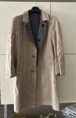 Cappotto sartoriale double-face vintage