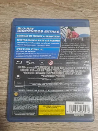 Blu-ray Destino Final 5 Terror Español