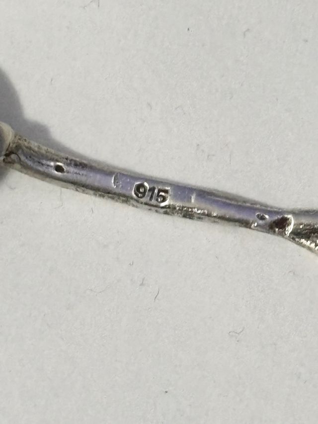 Juego 6 Cucharillas de Plata Ley