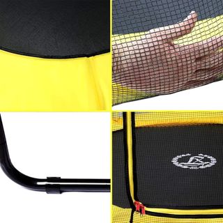 Cama elástica infantil amarilla