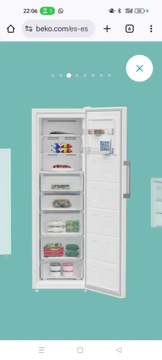 Congelador Vertical Beko