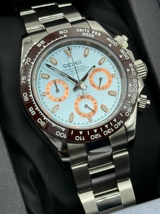 Seiko Daytona Platino Bisel Café