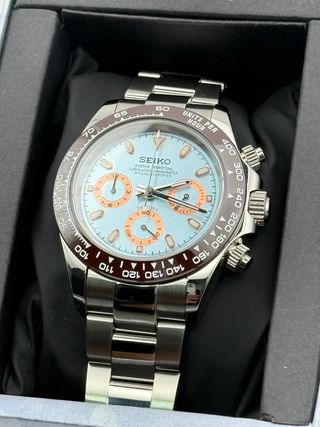 Seiko Daytona Platino Bisel Café
