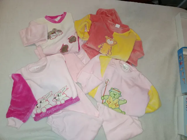 Set 4 pijamas niña