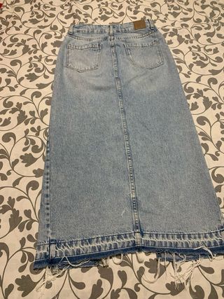Falda larga denim Brownie talla 32