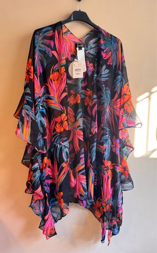 Kimono Sfera con stampa floreale taglia unica