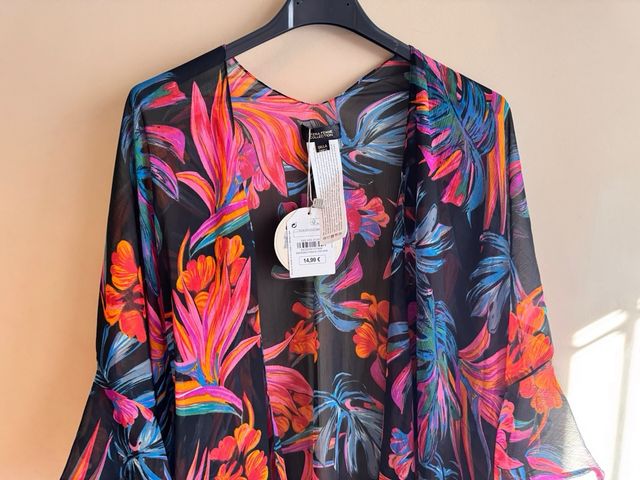 Kimono Sfera estampado floral talla única