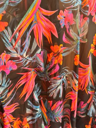 Kimono Sfera con stampa floreale taglia unica