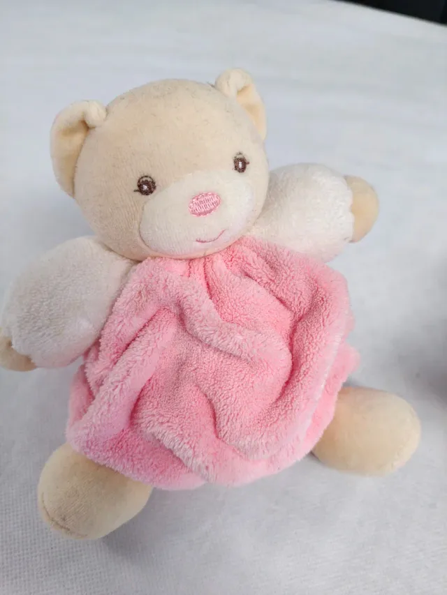 2 Peluches Osito Blanditos Rosas