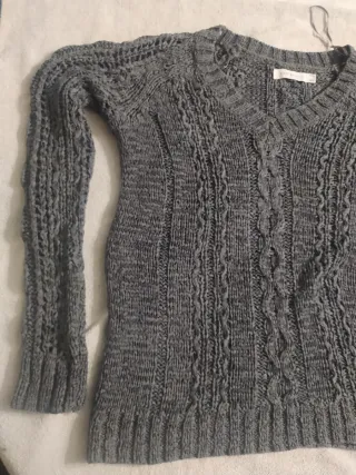 Jersey Cortefiel Gris Talla M