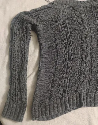 Jersey Cortefiel Gris Talla M