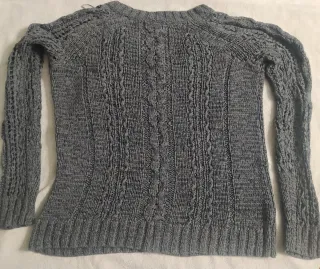 Jersey Cortefiel Gris Talla M