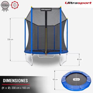 Cama elástica para niños y adultos