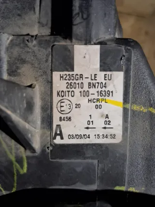 Faros Delanteros Nissan Almera