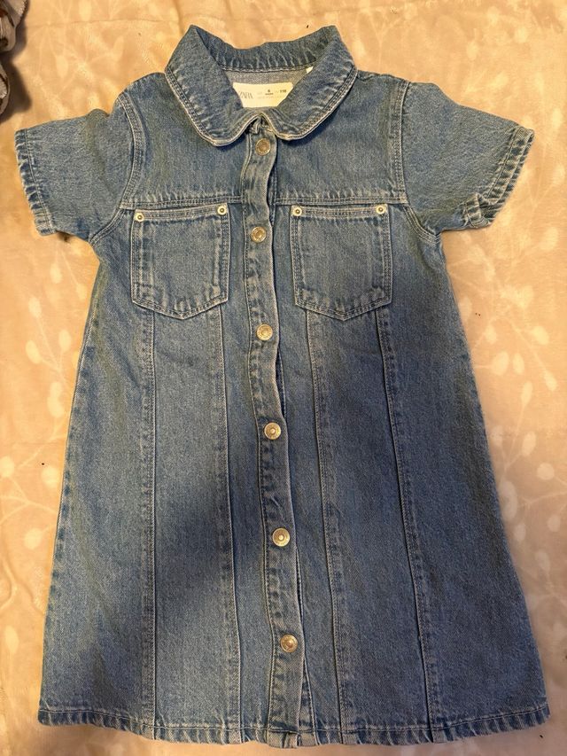 Vestido vaquero Zara niña talla 6