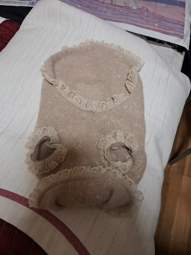 Ropa para perro/gato oso peluche beige