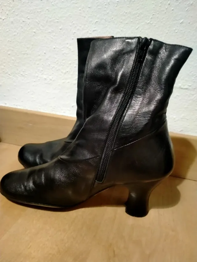 Botines piel tacón mujer talla 37