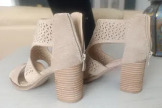 Botines Beige Talla 38