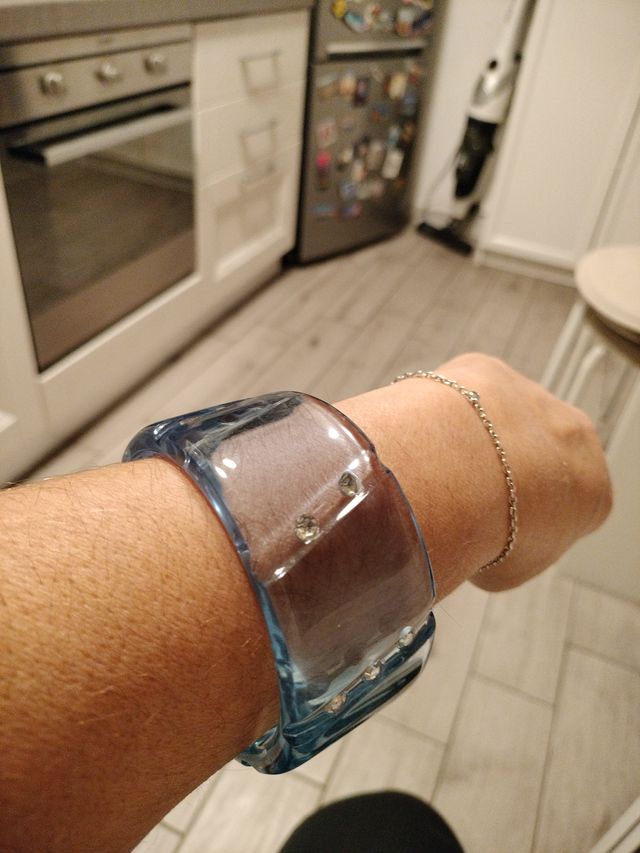 Bracciale in plastica con Swarovski