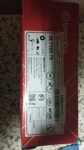 Discos Freno Brembo Traseros