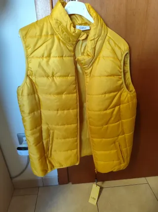 Gino Piumino Smanicato Giallo Taglia 44