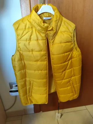 Gino Piumino Smanicato Giallo Taglia 44