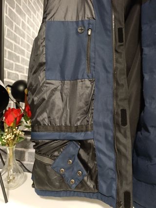 Chaqueta Hombre Azul y Negra