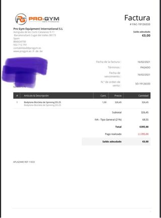 Bicicleta Spinning Bodytone DS25