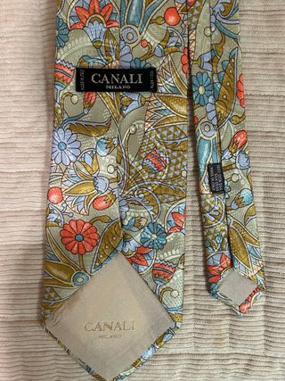 Corbata Canali Multicolor