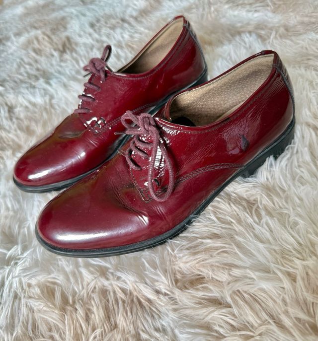 Mocasines Mujer Burdeos