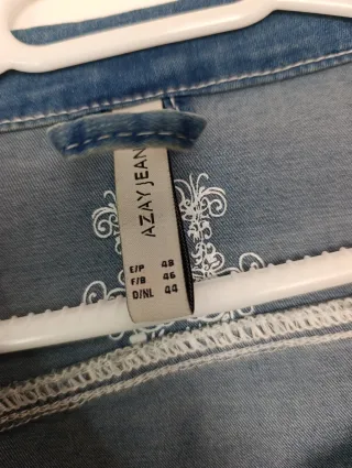 Chaqueta mujer Vaquera AzayYeans Talla 48 Azul