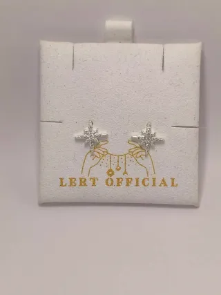 Collar y pendientes estrella plata