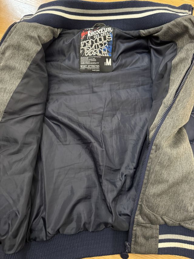 Chaleco Boxeur Des Rues Gris y Azul