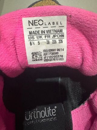 Zapatillas Adidas Neo Talla 38 Animal Print