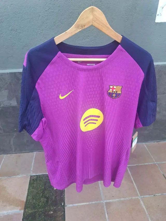 Camiseta FC Barcelona Nike Morada y Azul
