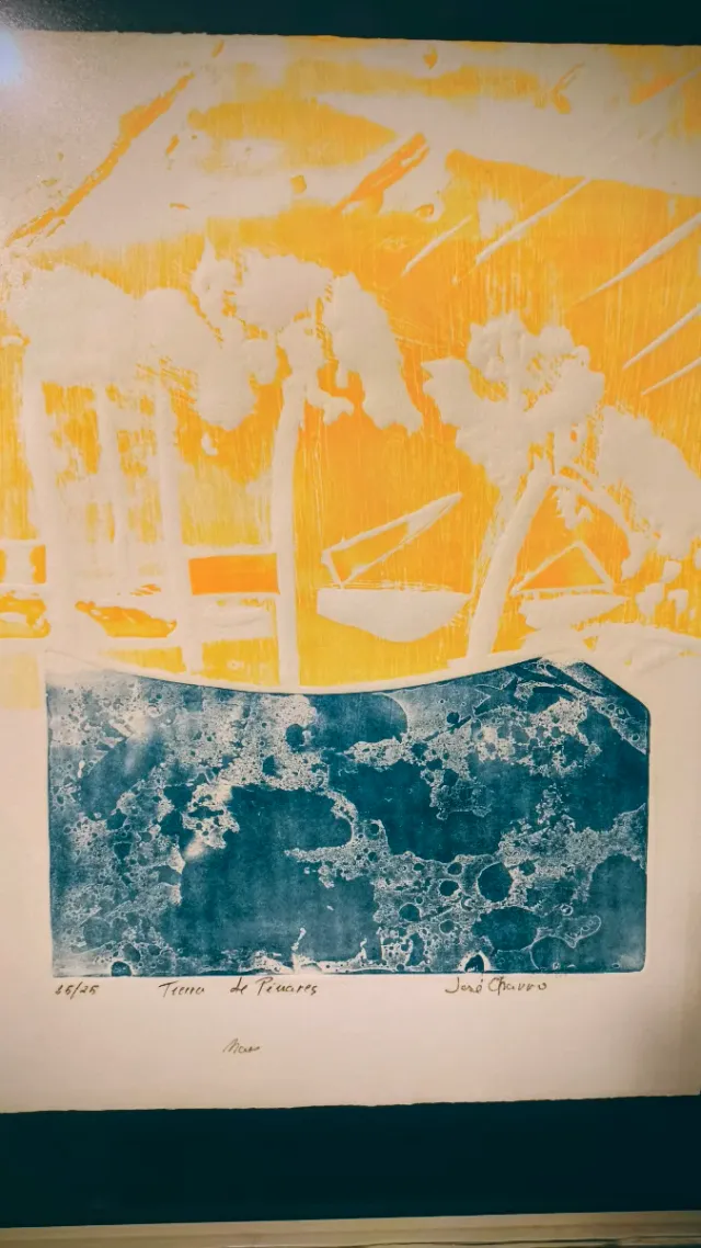 2Grabados de José Charro Tierra de Pinares 25/25.