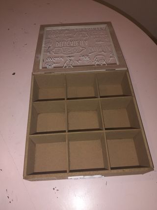 Caja de madera para infusiones