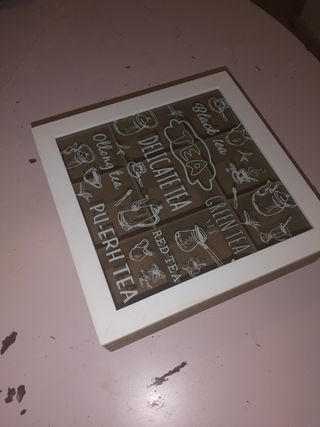 Caja de madera para infusiones