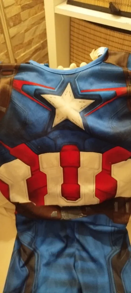 Disfraz Capitán América niño + Escudo