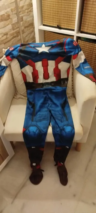 Disfraz Capitán América niño + Escudo