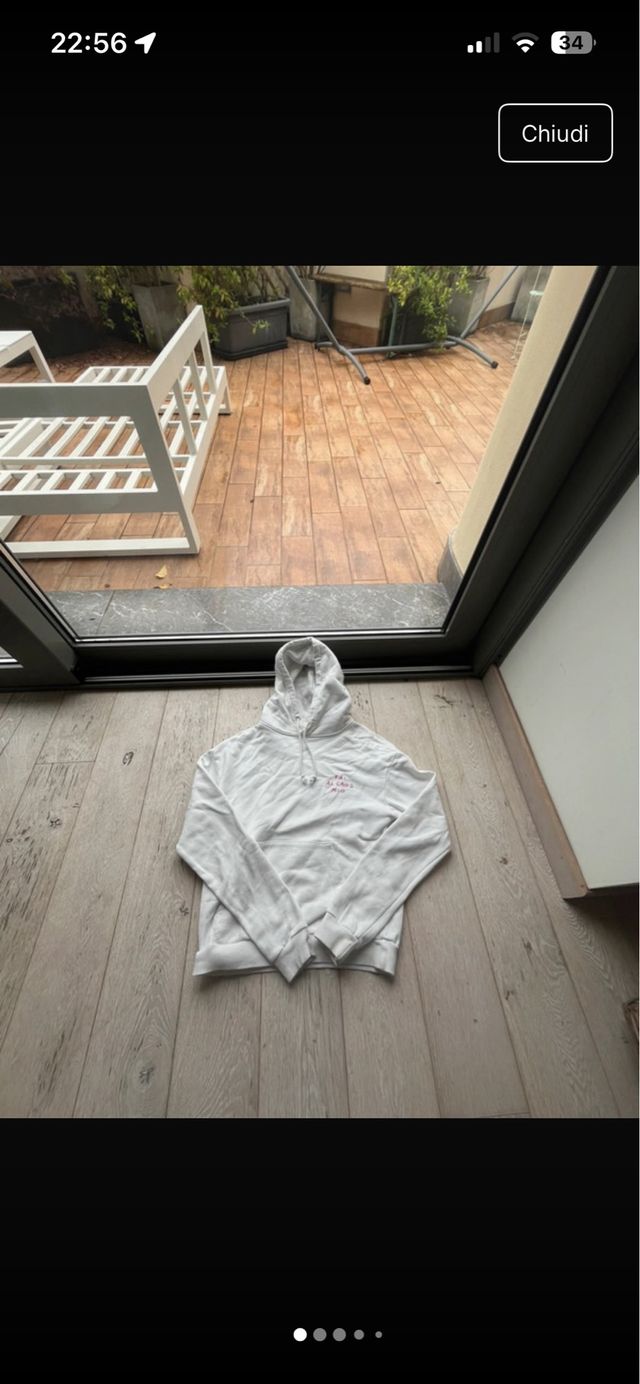 Felpa Subdued grigia taglia unica