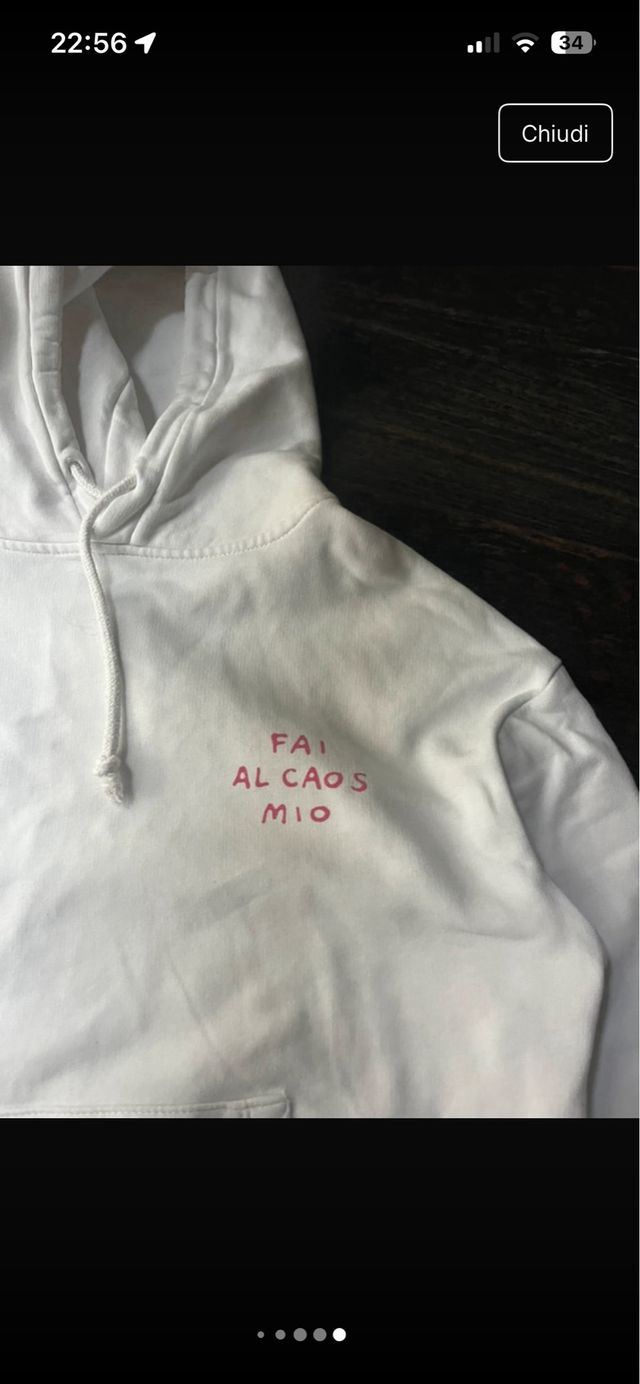 Felpa Subdued grigia taglia unica