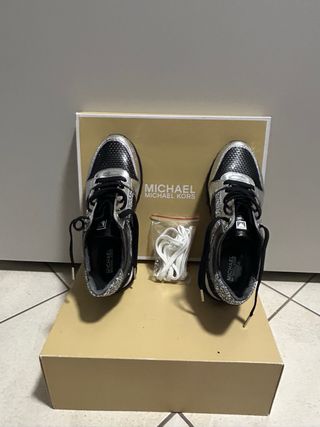 Scarpe Michael Kors Donna Nero/Argento