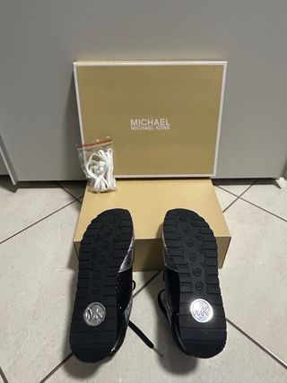 Scarpe Michael Kors Donna Nero/Argento