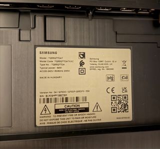 Televisión Samsung QLED 55” TQ55Q77DAT (Smart TV)