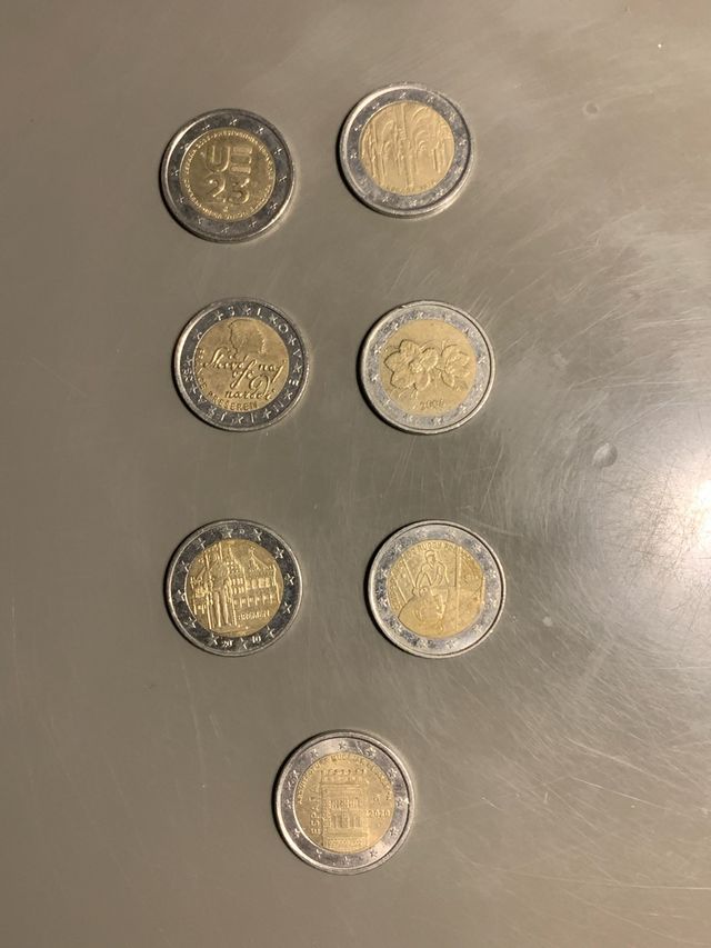 Pack de 7 monedas de colección