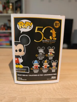 Funko Pop Mickey Mouse 50 Aniversario 801