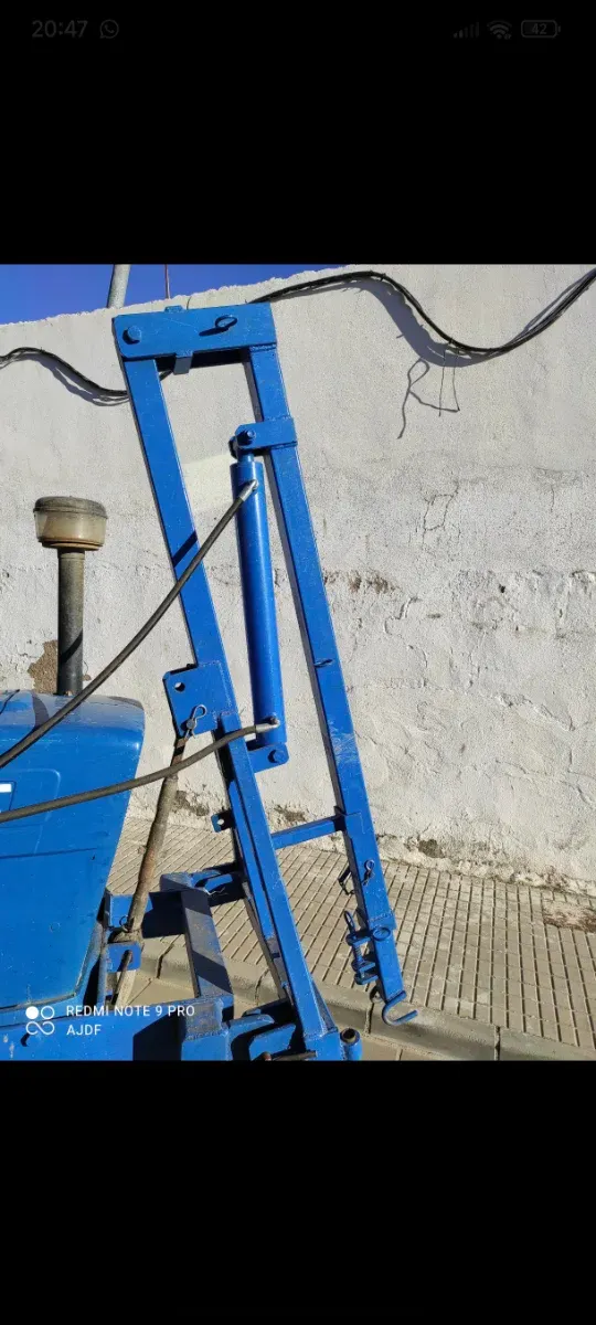 Pluma hidráulica para aceitunas