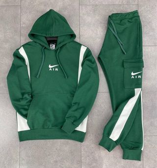 Conjunto Nike Air Gris y Blanco