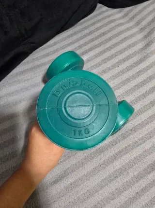 Juego de Pesas Verdes